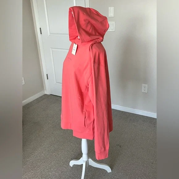 NWT Sandro Boutique Hoodie in Coral Sizes XXL, XL